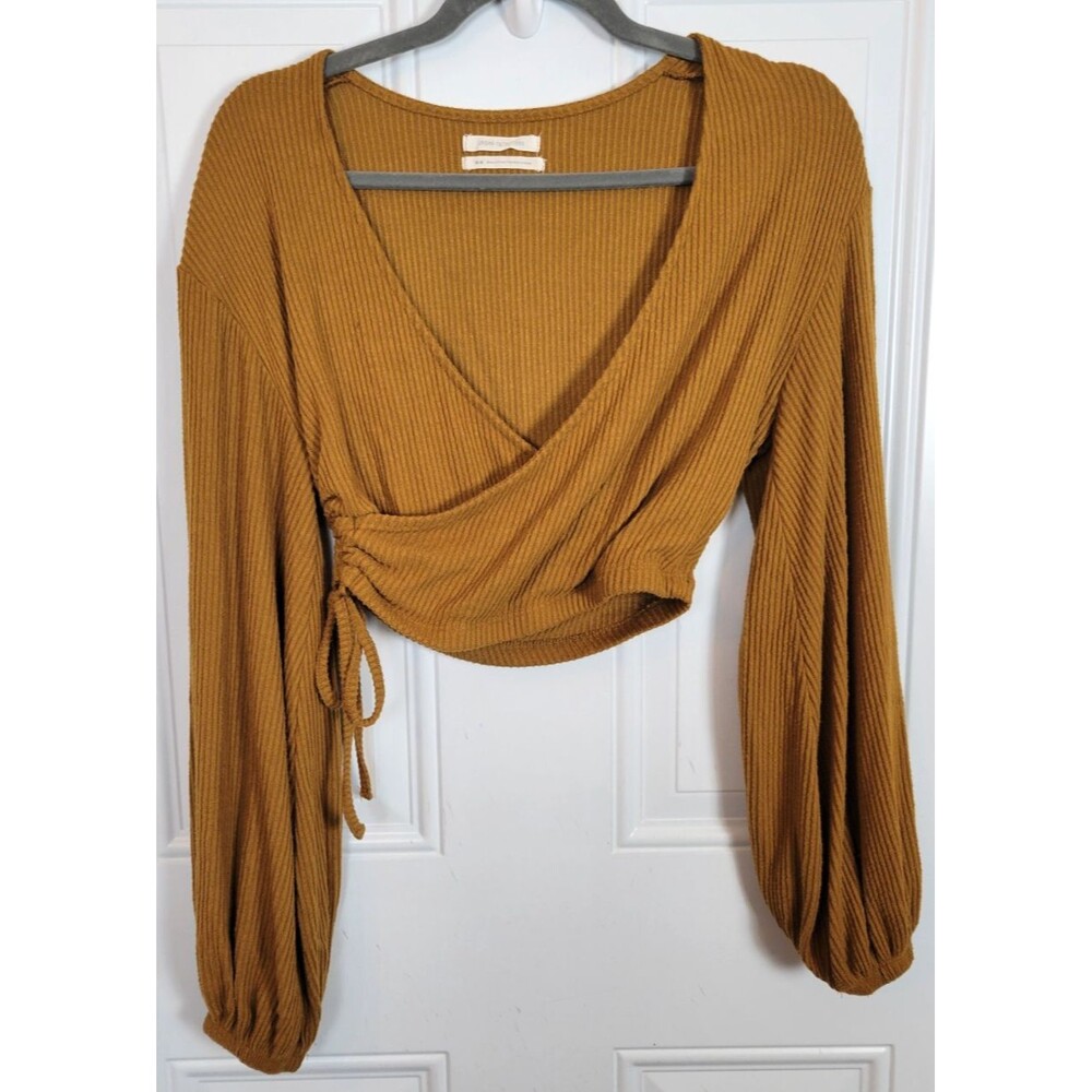 Urban Outfitters Mustard Crop Top